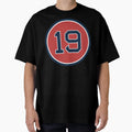 Jackie Bradley Jr 19 Jersey Number T-Shirt - Novelty Apparel for Adults - T-Shirt, Sweatshirt, Hoodie