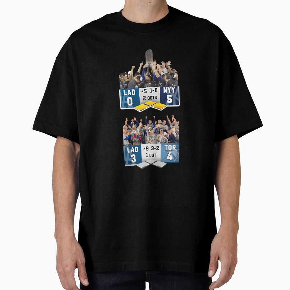 Back To Back World Series Champions T-Shirt - Custom Art Print Unisex - T-Shirt, Sweatshirt, Hoodie