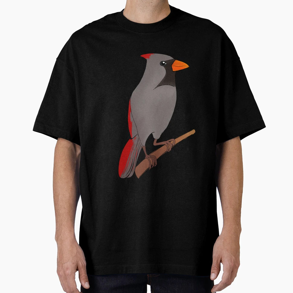 Red Cardinal Northern Cardinal Female T-Shirt - Custom Art Print for Adults - T-Shirt, Sweatshirt, Hoodie