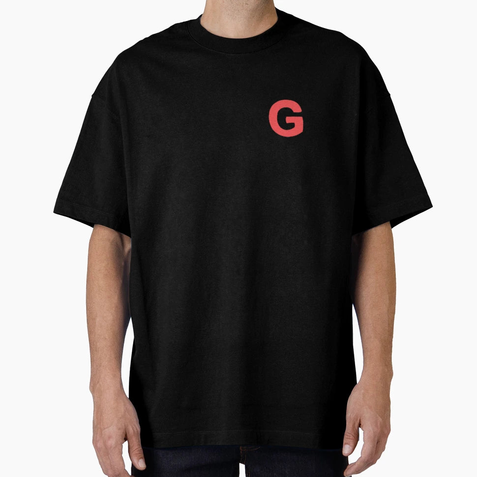 Letter G Red T-Shirt - Unique Graphic Unisex - T-Shirt, Sweatshirt, Hoodie