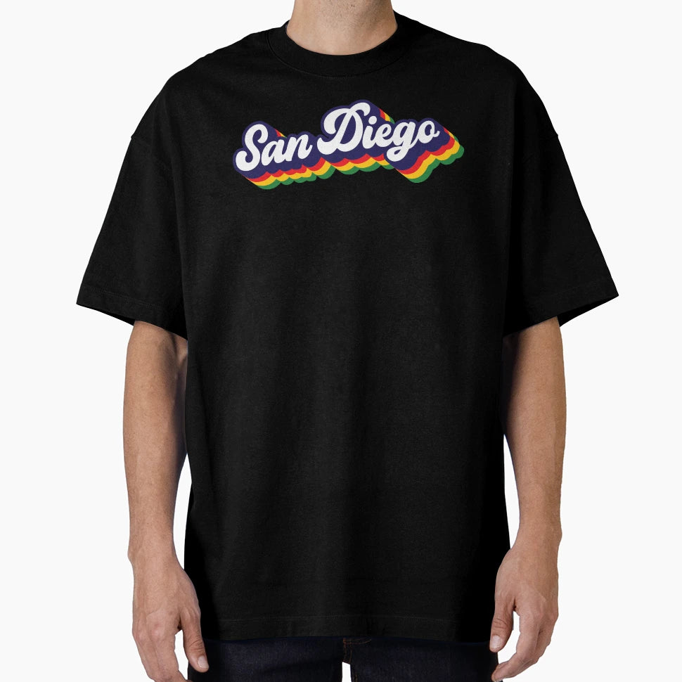70S San Diego T-Shirt - Unique Graphic Men Women - T-Shirt, Sweatshirt, Hoodie