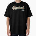 Cleveland City Ohio 70S Rainbow T-Shirt - Novelty Apparel for Adults - T-Shirt, Sweatshirt, Hoodie