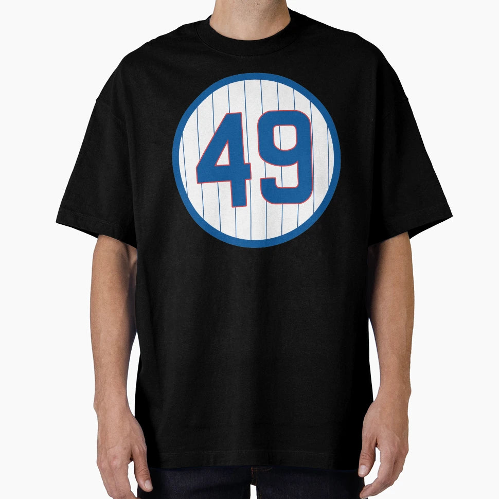 Jake Arrieta 49 Jersey Number T-Shirt - Custom Art Print Unisex - T-Shirt, Sweatshirt, Hoodie