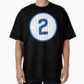 Nico Hoerner 2 Jersey Number T-Shirt - Casual Everyday Wear Unisex - T-Shirt, Sweatshirt, Hoodie