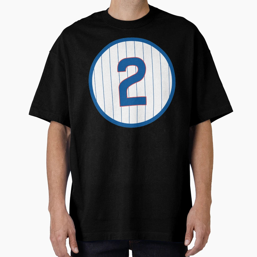 Nico Hoerner 2 Jersey Number T-Shirt - Casual Everyday Wear Unisex - T-Shirt, Sweatshirt, Hoodie