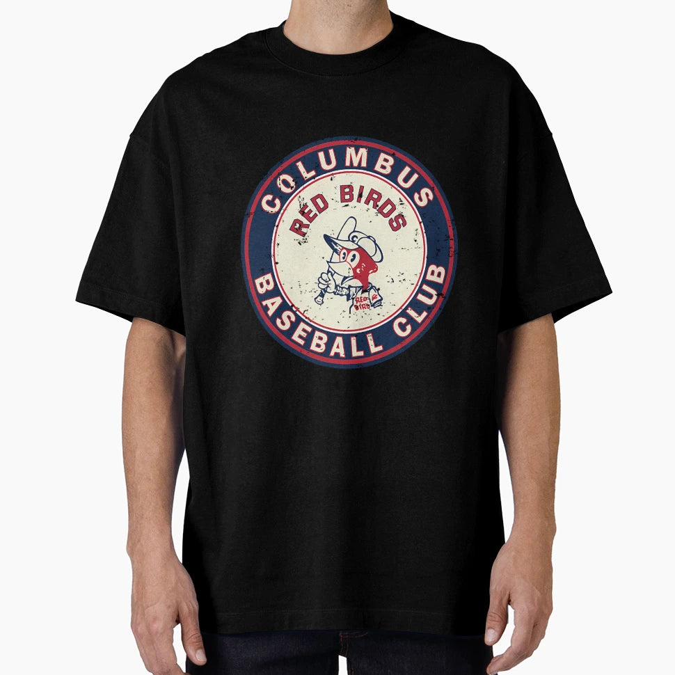 Columbus Red Birds Defunct Baseball T-Shirt - Fun Novelty Design Unisex - T-Shirt, Sweatshirt, Hoodie