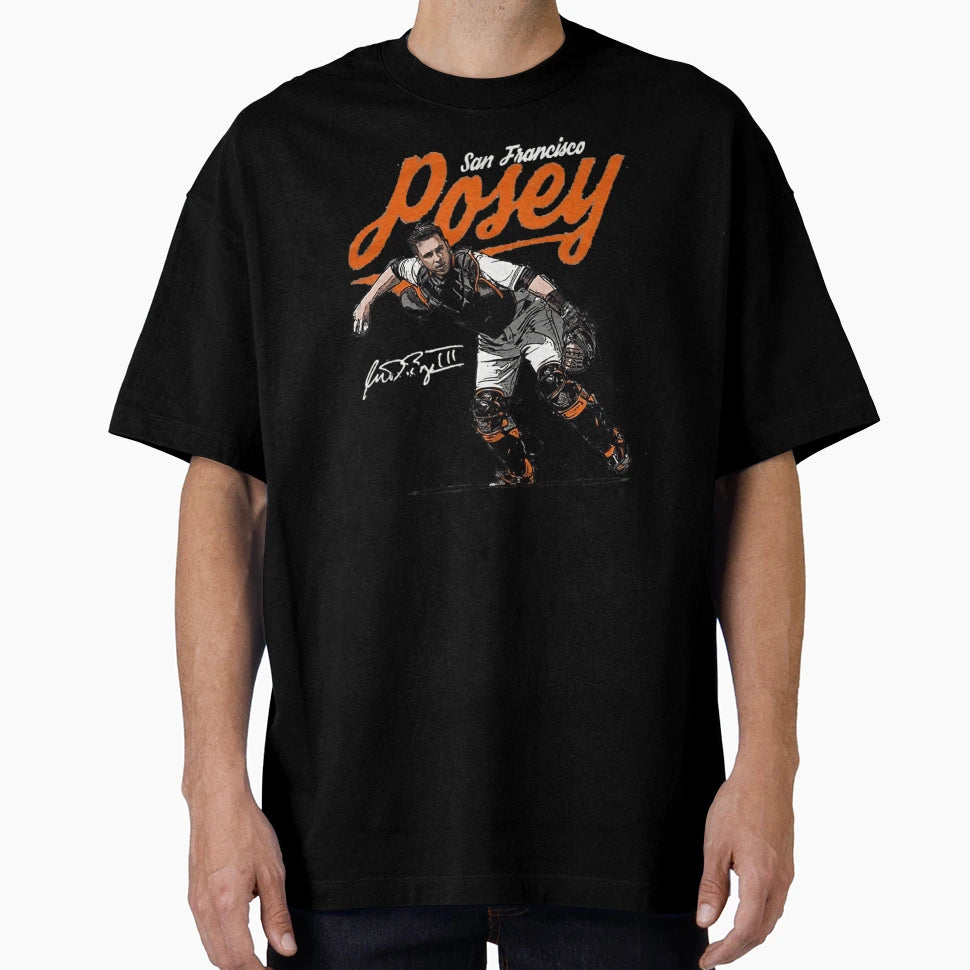 Buster Posey Base T-Shirt - Unique Graphic Men Women - T-Shirt, Sweatshirt, Hoodie