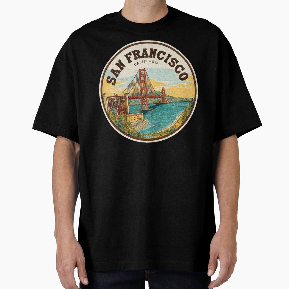 San Francisco California T-Shirt - Trendy Graphic for Adults - T-Shirt, Sweatshirt, Hoodie