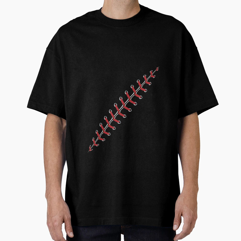 Baseball Lace Background 3 T-Shirt - Casual Everyday Wear Unisex - T-Shirt, Sweatshirt, Hoodie