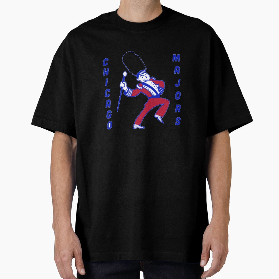 Chicago Majors American Basketball T-Shirt - Minimalist Print Unisex - T-Shirt, Sweatshirt, Hoodie