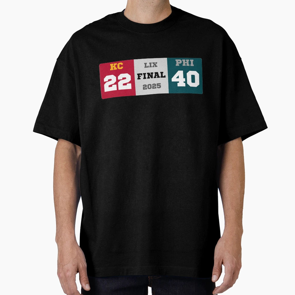 Super Bowl Score T-Shirt - Aesthetic Graphic Men Women - T-Shirt, Sweatshirt, Hoodie