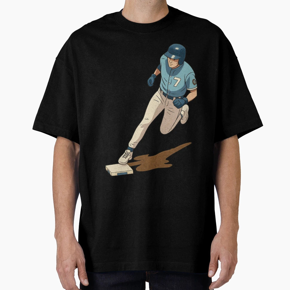 Mlb Art Bobby Baseball Running Bases T-Shirt - Graphic Print Men Women - T-Shirt, Sweatshirt, Hoodie