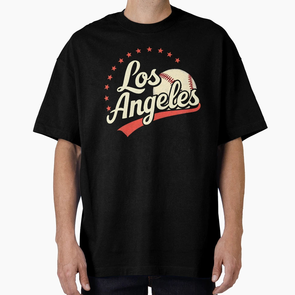 Los Angeles Baseball T-Shirt - Custom Art Print for Adults - T-Shirt, Sweatshirt, Hoodie