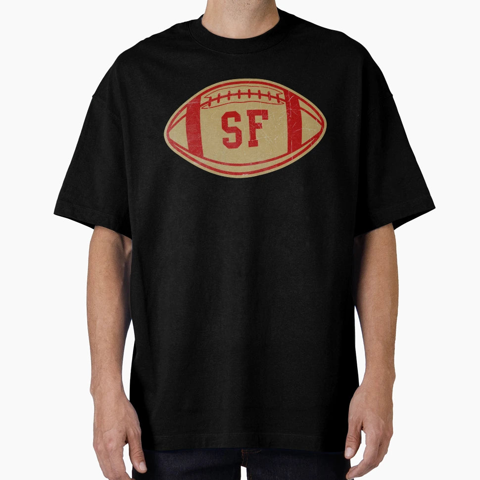 San Francisco Throwback Football T-Shirt - Streetwear Style Unisex - T-Shirt, Sweatshirt, Hoodie