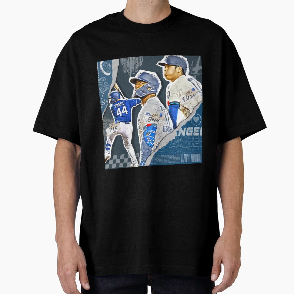 Los Angeles Baseball Team Squad T-Shirt - Aesthetic Graphic Men Women - T-Shirt, Sweatshirt, Hoodie