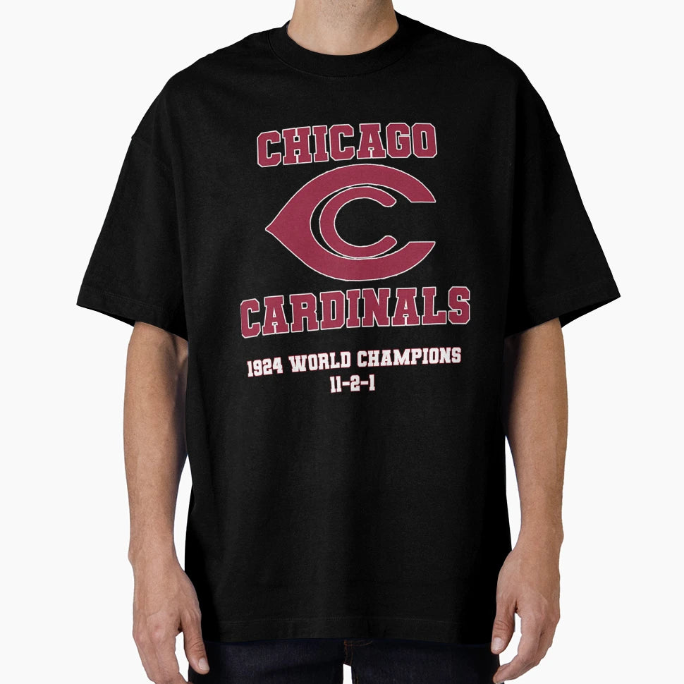 Chicago Cardinals 1924 World Champs T-Shirt - Streetwear Style Men Women - T-Shirt, Sweatshirt, Hoodie