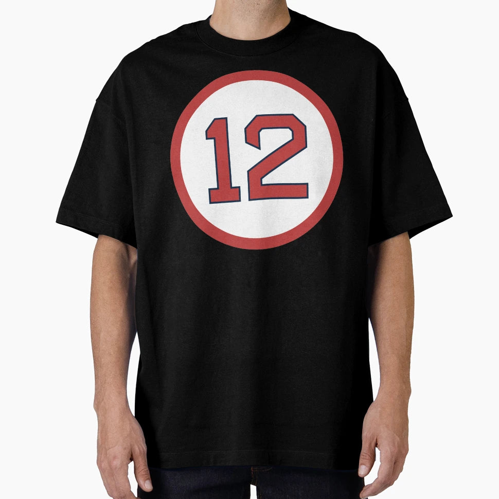 Brock Holt 12 Jersey Number T-Shirt - Aesthetic Graphic Unisex - T-Shirt, Sweatshirt, Hoodie