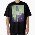 Downtown Philadelphia From Pine Street T-Shirt - Fun Novelty Design Unisex - T-Shirt, Sweatshirt, Hoodie