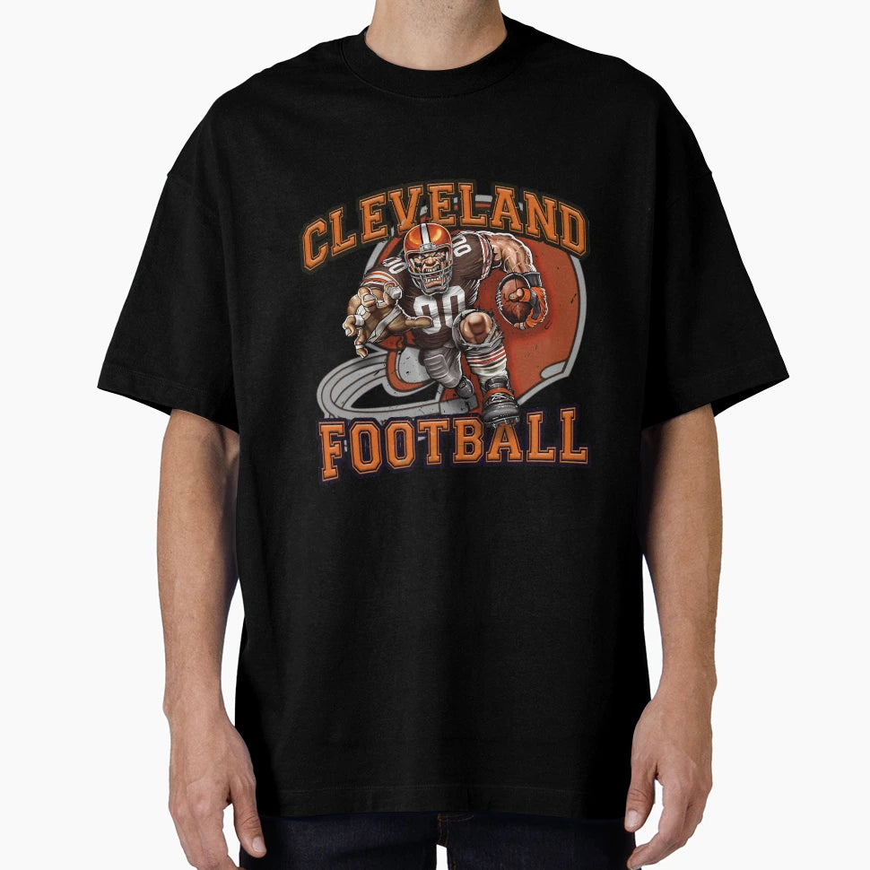 Cleveland Football T-Shirt - Streetwear Style Unisex - T-Shirt, Sweatshirt, Hoodie
