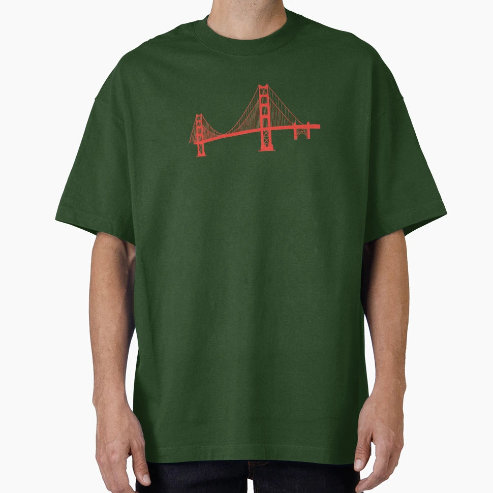 Californias Golden Gate Bridge Span T-Shirt - Unique Graphic Men Women - T-Shirt, Sweatshirt, Hoodie