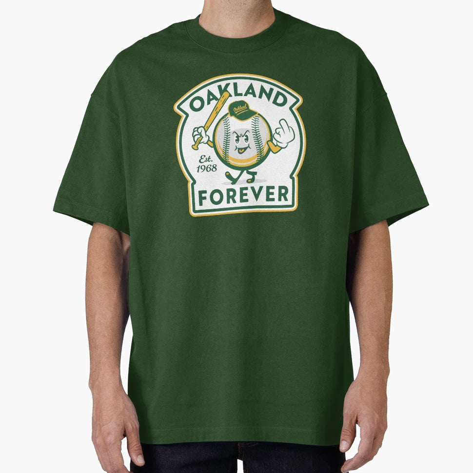 Oakland Baseball Forever Oakland T-Shirt - Casual Everyday Wear for Adults - T-Shirt, Sweatshirt, Hoodie