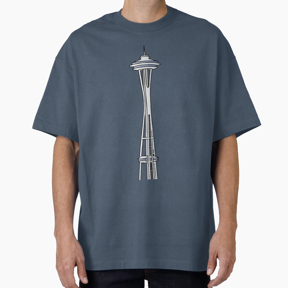 Space Needle Seattle T-Shirt - Novelty Apparel Men Women - T-Shirt, Sweatshirt, Hoodie