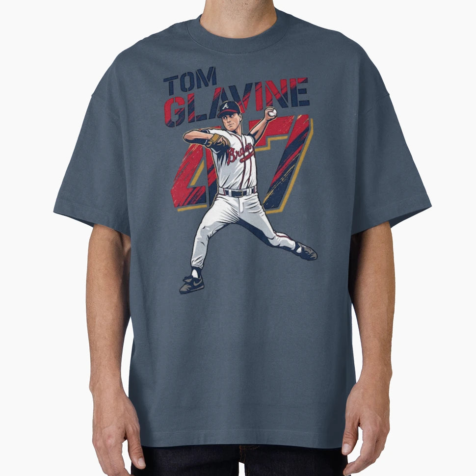 Tom Glavine 47 Atlanta Baseball Legend T-Shirt - Graphic Print Men Women - T-Shirt, Sweatshirt, Hoodie