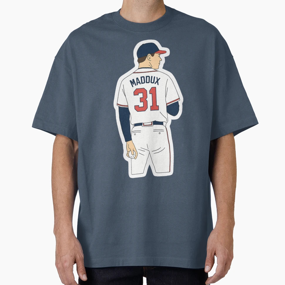 Greg Maddux Iconic Pitcher 31 T-Shirt - Unique Graphic for Adults - T-Shirt, Sweatshirt, Hoodie
