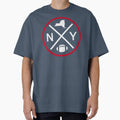 New York Football Emblem Ny T-Shirt - Unique Graphic for Adults - T-Shirt, Sweatshirt, Hoodie