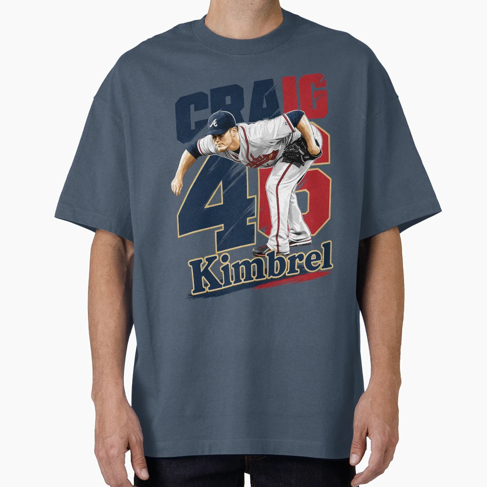 Closer Craig Kimbrel 46 Atlanta T-Shirt - Streetwear Style Men Women - T-Shirt, Sweatshirt, Hoodie
