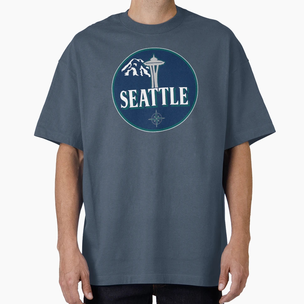 Seattle Icons Crest T-Shirt - Casual Everyday Wear for Adults - T-Shirt, Sweatshirt, Hoodie