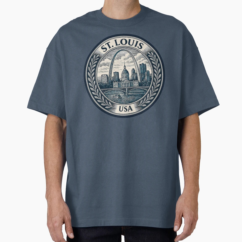 Saint Louis Usa Travel T-Shirt - Trendy Graphic for Adults - T-Shirt, Sweatshirt, Hoodie