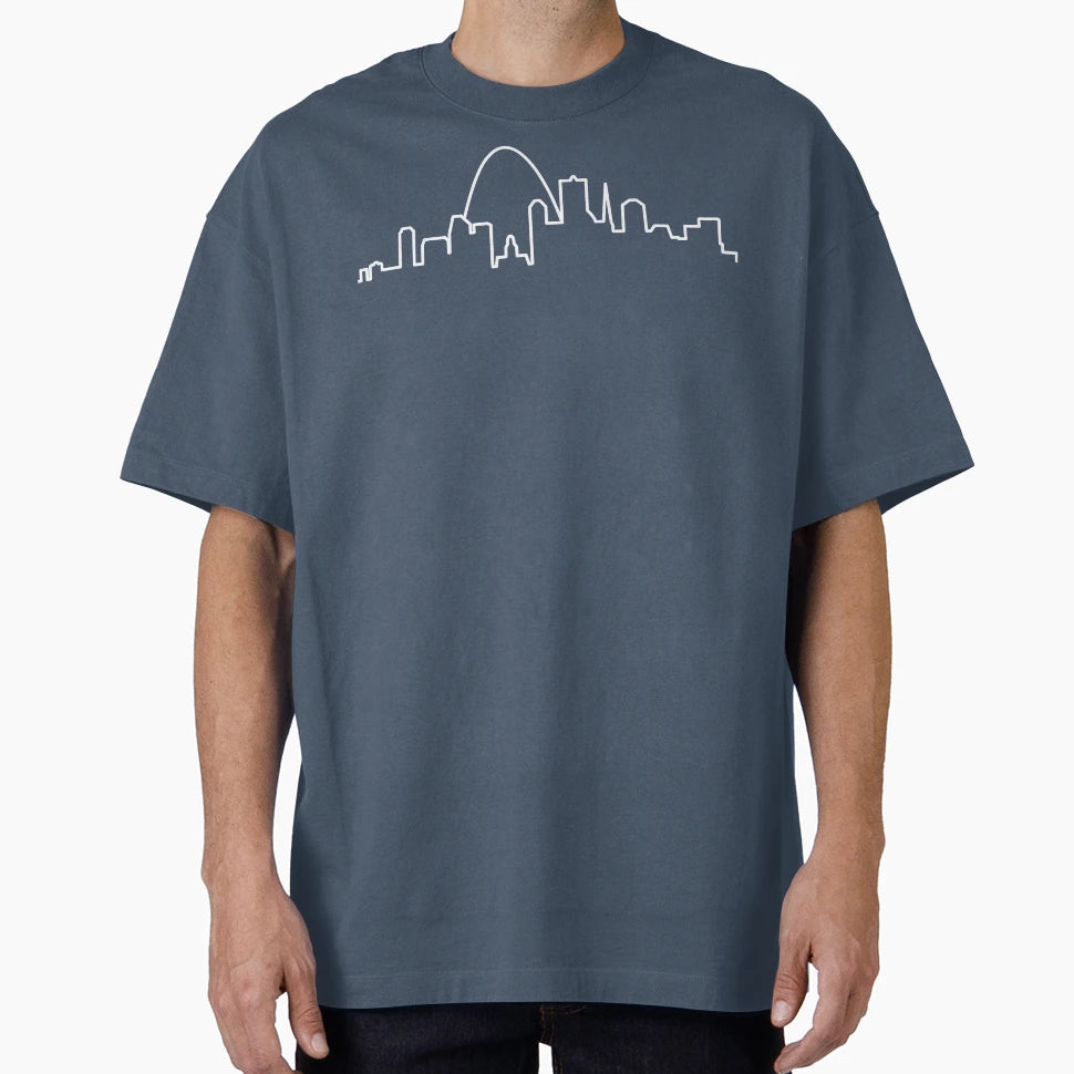 Stl Skyline T-Shirt - Casual Everyday Wear Men Women - T-Shirt, Sweatshirt, Hoodie