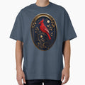 Red Cardinal Sophisticated T-Shirt - Custom Art Print for Adults - T-Shirt, Sweatshirt, Hoodie