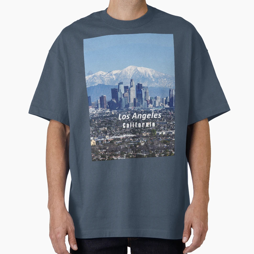 Los Angeles California Beautiful Los T-Shirt - Custom Art Print Men Women - T-Shirt, Sweatshirt, Hoodie