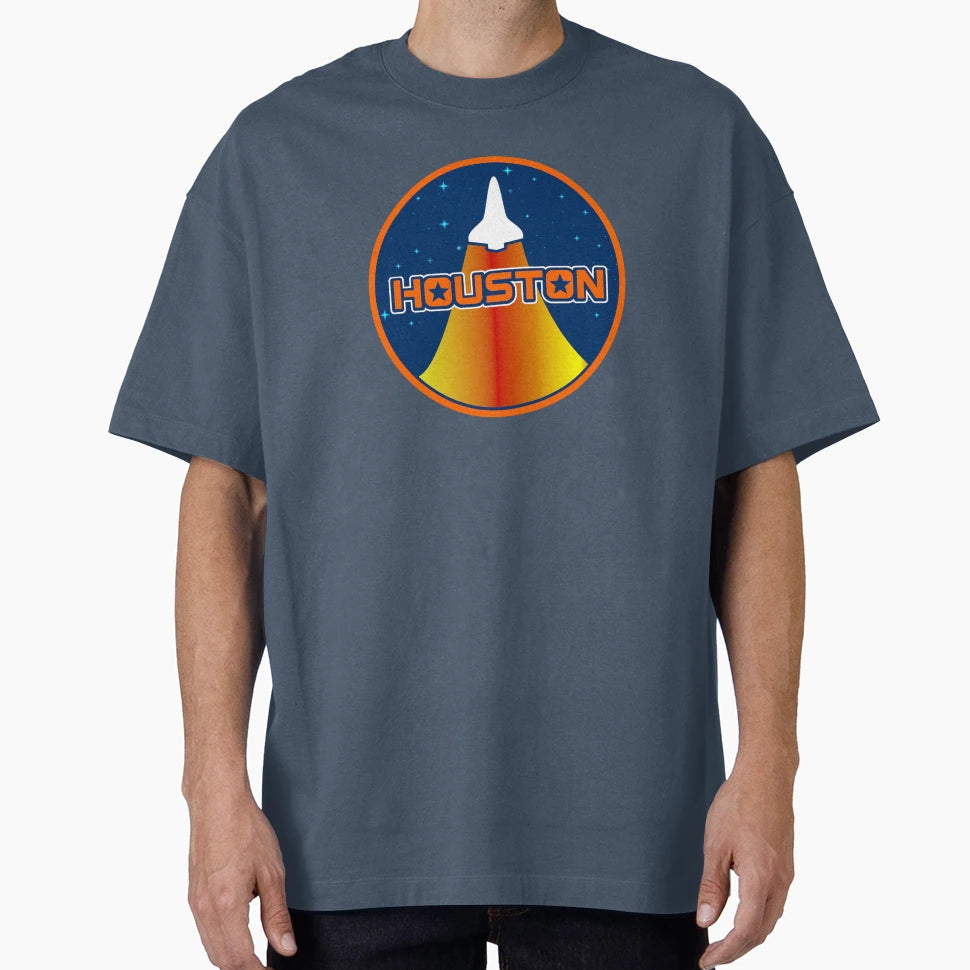 Houston Blast Off T-Shirt - Streetwear Style Unisex - T-Shirt, Sweatshirt, Hoodie