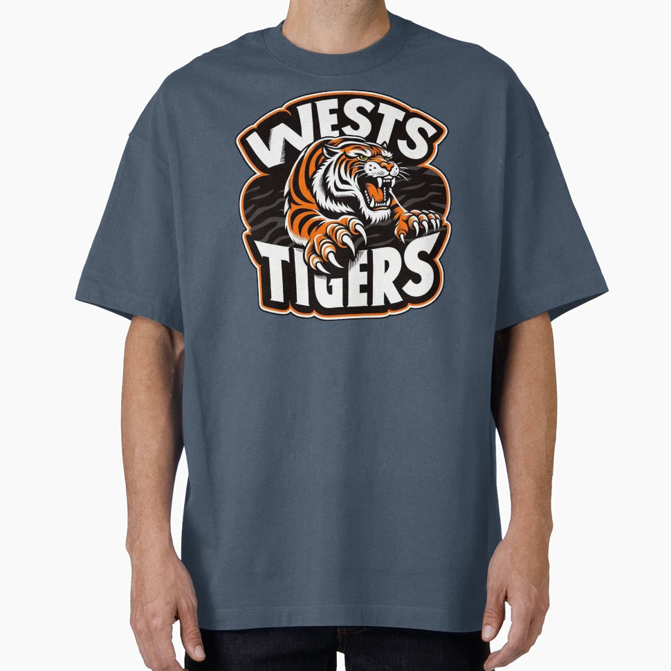 Wests Tigers T-Shirt - Minimalist Print Unisex - T-Shirt, Sweatshirt, Hoodie
