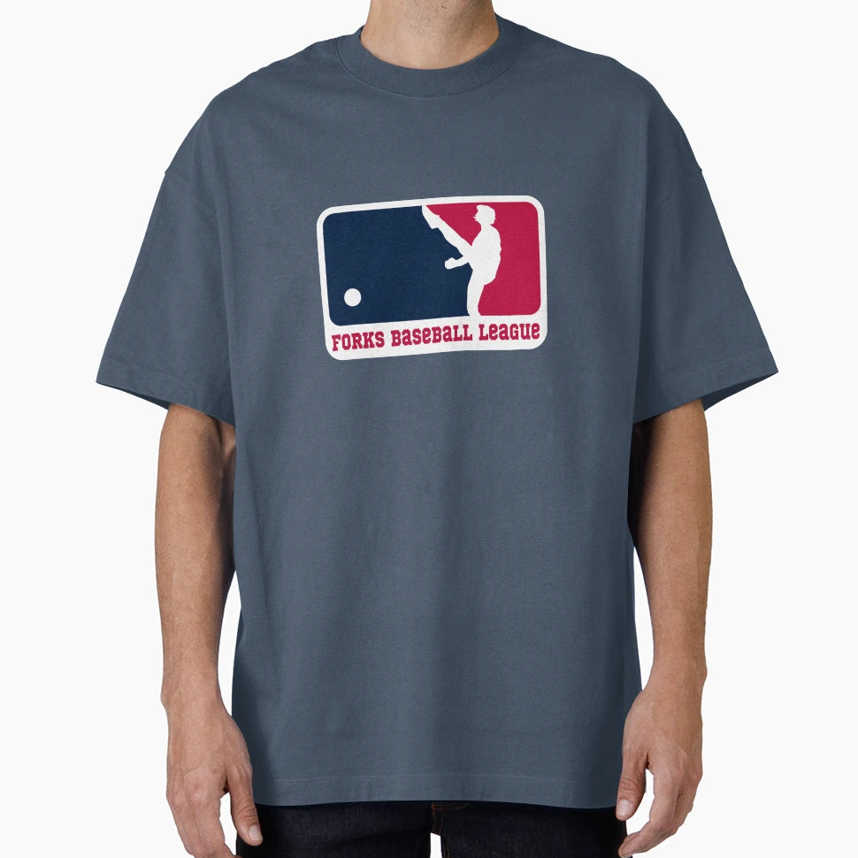 Twilight Baseball Scene Forks T-Shirt - Fun Novelty Design Men Women - T-Shirt, Sweatshirt, Hoodie