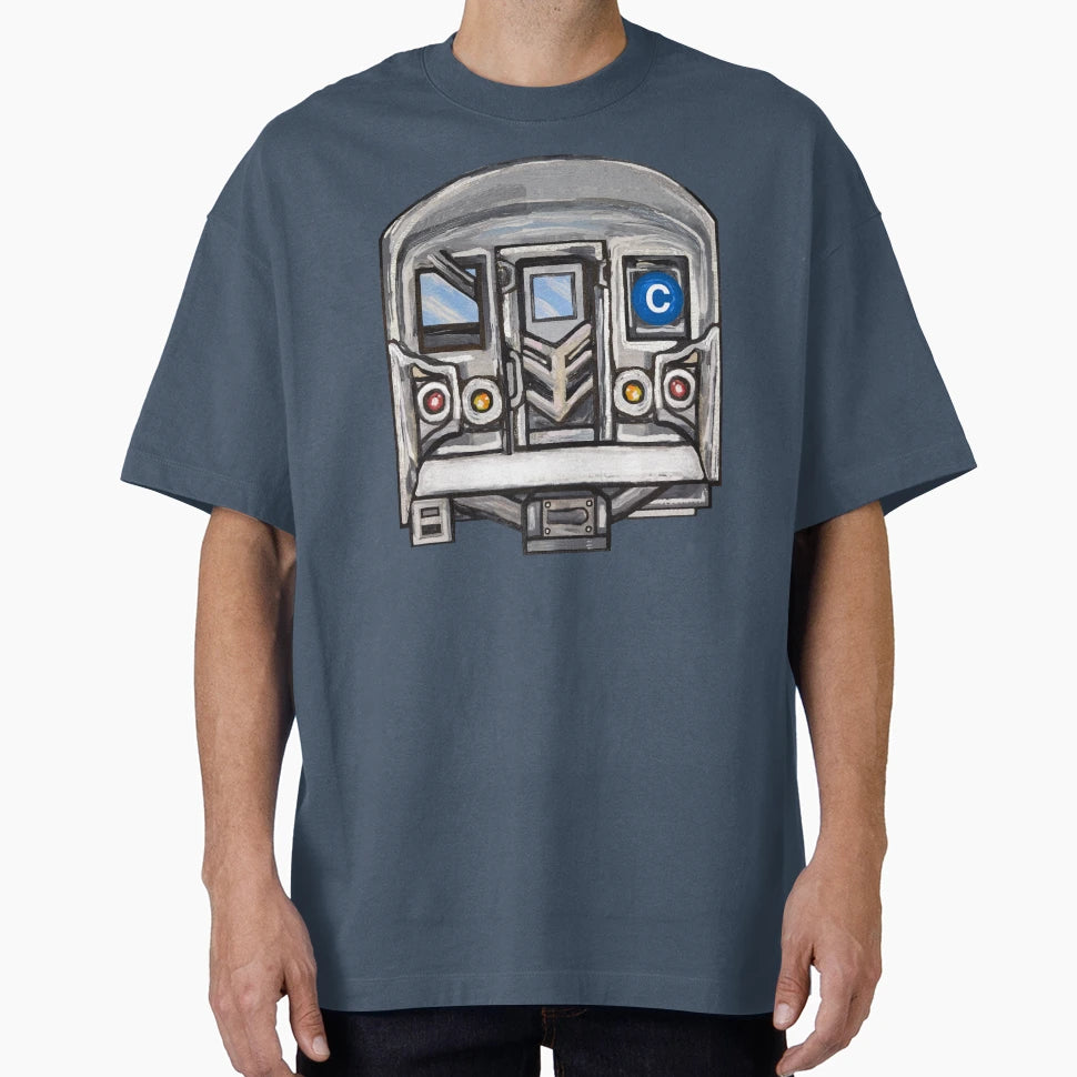 Local C Train 8Th Avenue New York T-Shirt - Casual Everyday Wear Unisex - T-Shirt, Sweatshirt, Hoodie