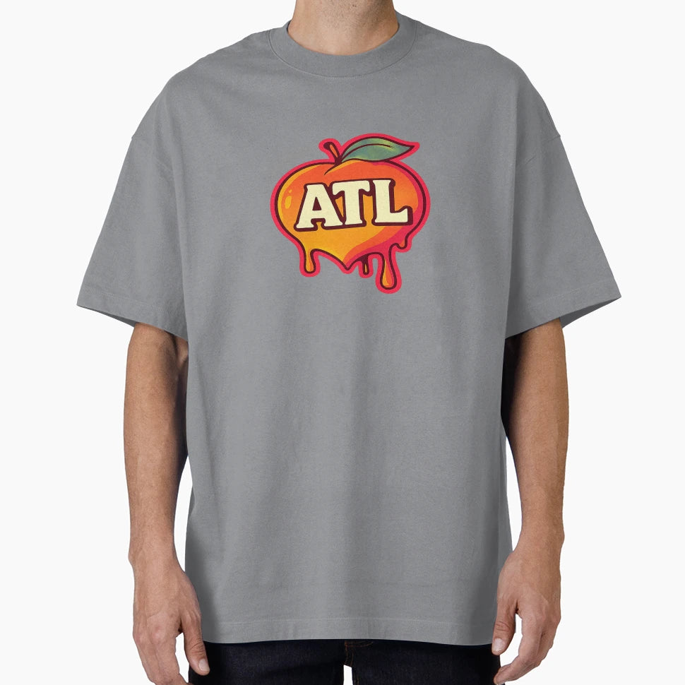 Atl Drip Peach Heat Mirage T-Shirt - Aesthetic Graphic for Adults - T-Shirt, Sweatshirt, Hoodie