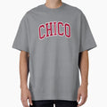 Chico College Font Curved T-Shirt - Graphic Print for Adults - T-Shirt, Sweatshirt, Hoodie