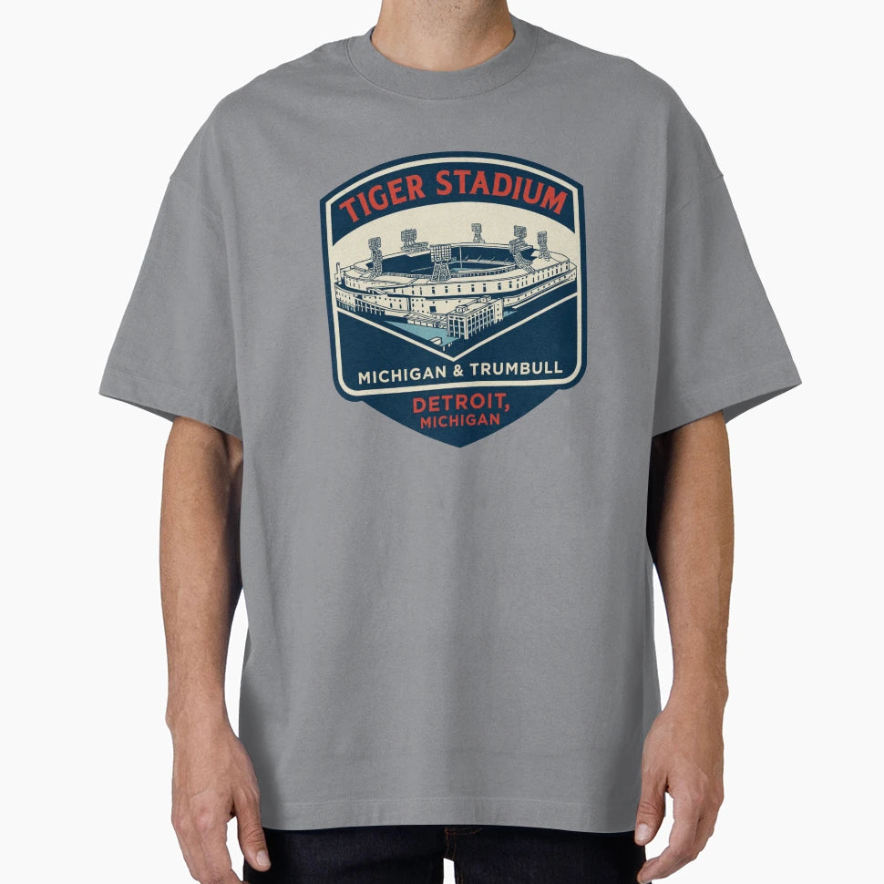 Tiger Stadium Tribute T-Shirt - Custom Art Print Men Women - T-Shirt, Sweatshirt, Hoodie