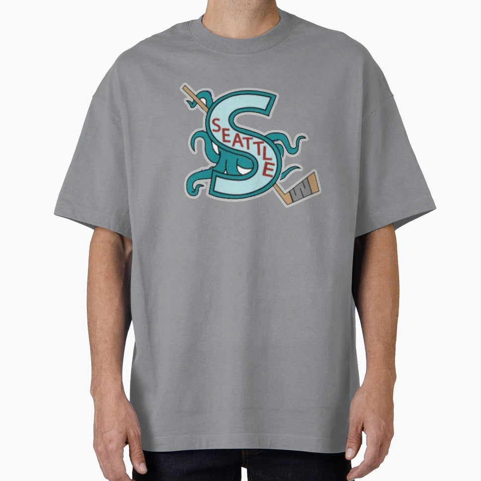 Seattle Hockey And T-Shirt - Unique Graphic for Adults - T-Shirt, Sweatshirt, Hoodie