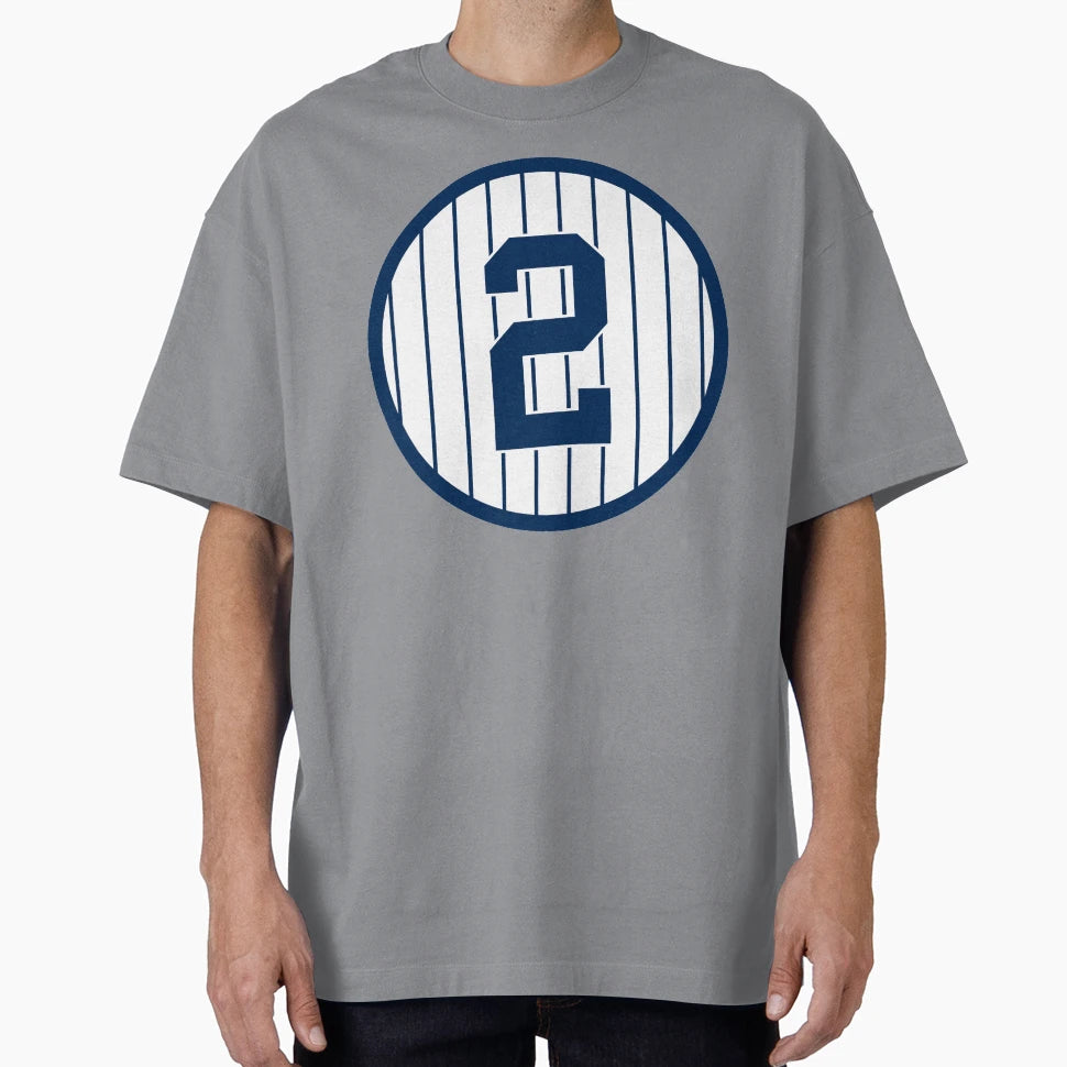Derek Jeter 2 Jersey Number T-Shirt - Aesthetic Graphic Men Women - T-Shirt, Sweatshirt, Hoodie