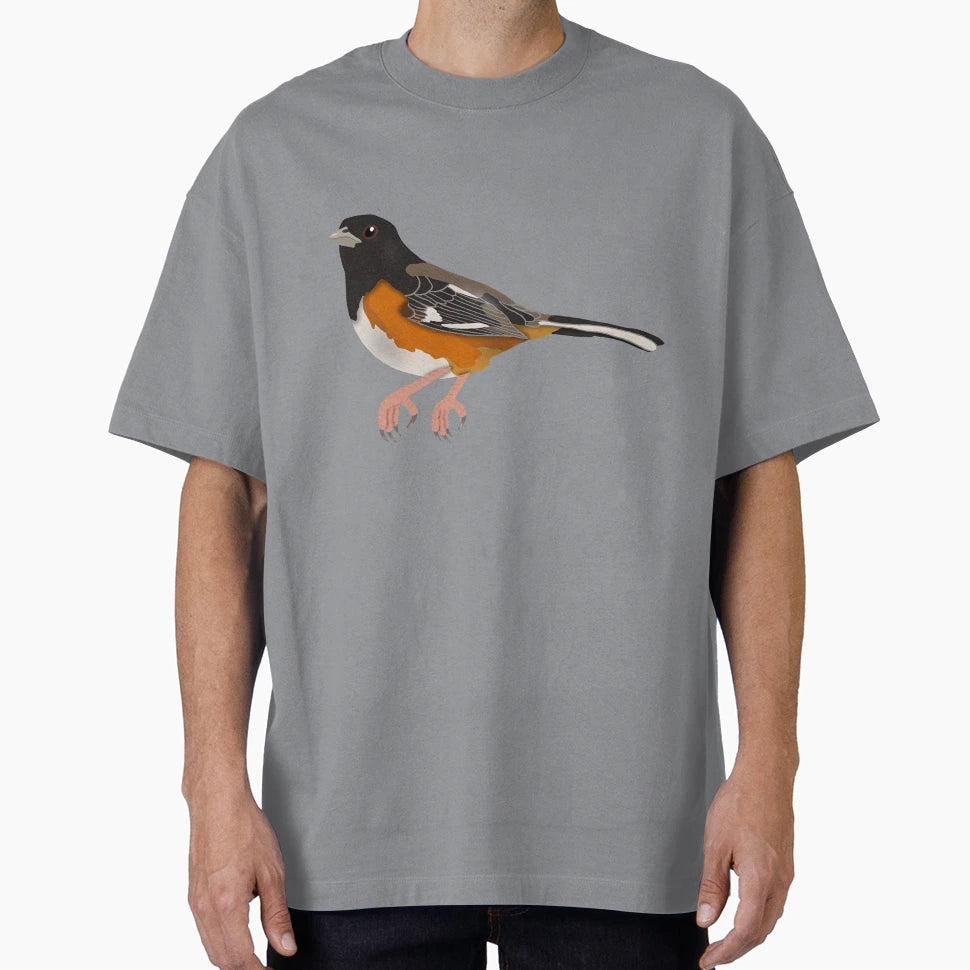 Eastern Towhee T-Shirt - Minimalist Print Men Women - T-Shirt, Sweatshirt, Hoodie