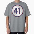 Tom Seaver 41 Jersey Number T-Shirt - Novelty Apparel Men Women - T-Shirt, Sweatshirt, Hoodie
