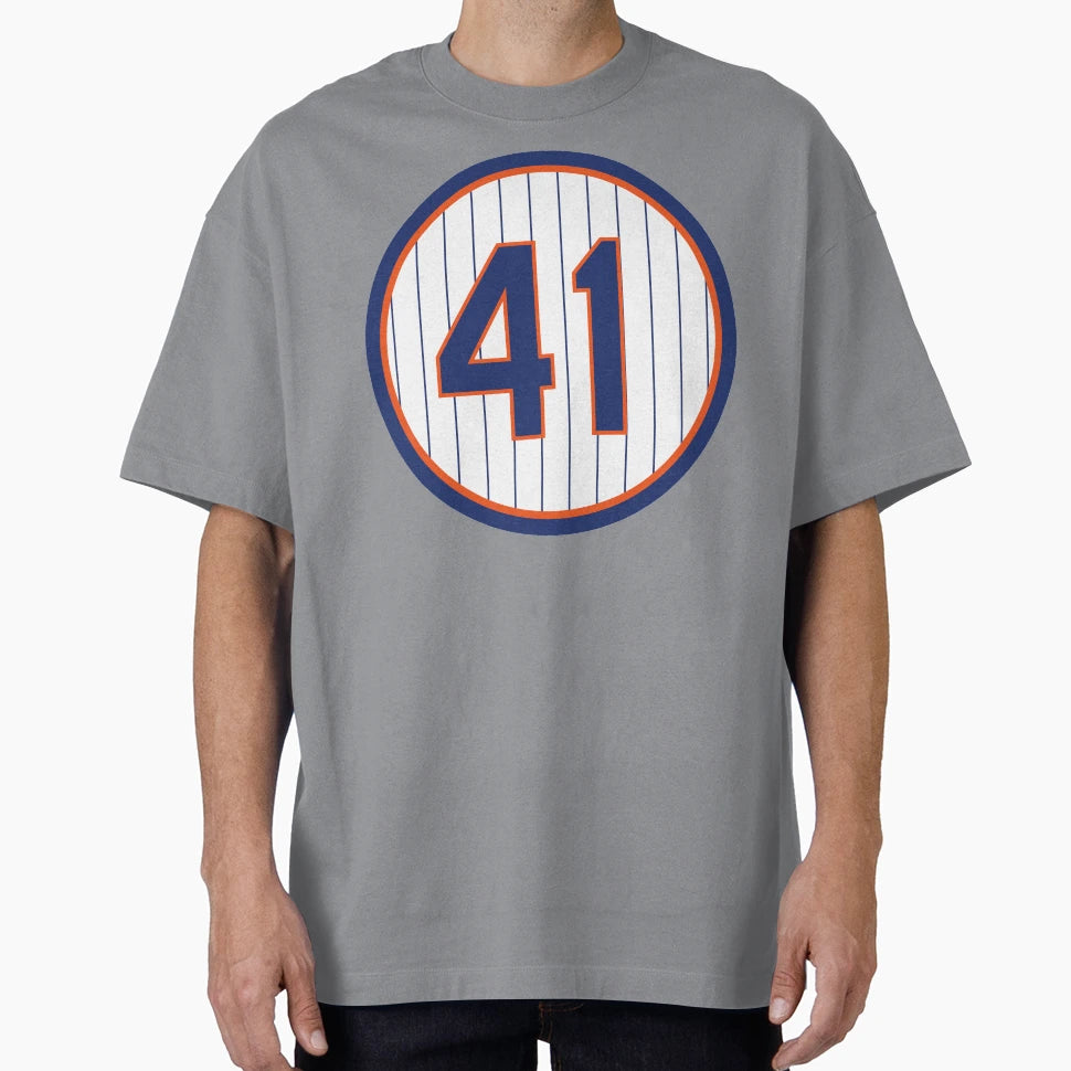 Tom Seaver 41 Jersey Number T-Shirt - Novelty Apparel Men Women - T-Shirt, Sweatshirt, Hoodie