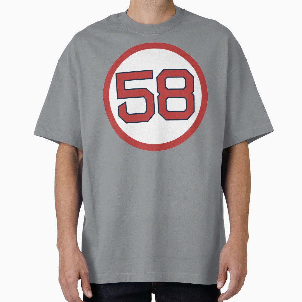 Jonathan Papelbon 58 Jersey Number T-Shirt - Custom Art Print for Adults - T-Shirt, Sweatshirt, Hoodie
