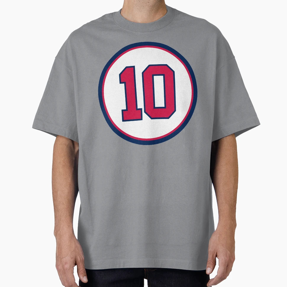 Chipper Jones 10 Jersey Number T-Shirt - Trendy Graphic for Adults - T-Shirt, Sweatshirt, Hoodie