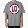 Chipper Jones 10 Jersey Number T-Shirt - Trendy Graphic for Adults - T-Shirt, Sweatshirt, Hoodie